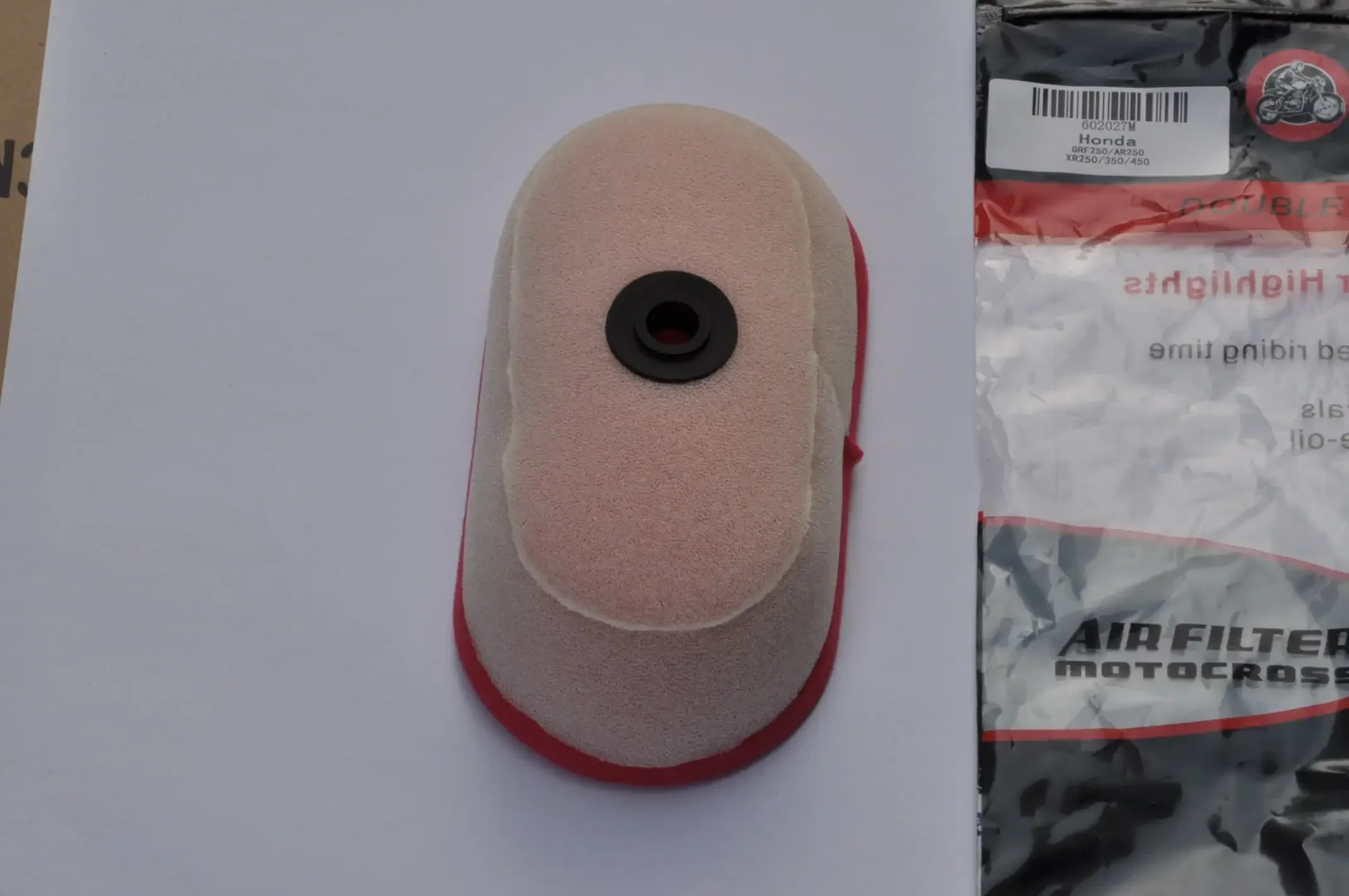 Lopor ثنائي المرحلة رغوة فلتر الهواء على الطرق الوعرة دراجة نارية لهوندا 250 400 CC CRM250 89-93 XR250 85-09 XR250R 87-06 XR400 85-09