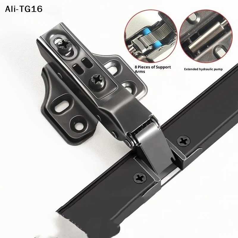 【TG】1PCS Aluminum Frame Glass Door Hinge, Bathroom, Kitchen, Wine Cupboard, Shoe Cabinet, Wardrobe, Bookcase Display, Furniture