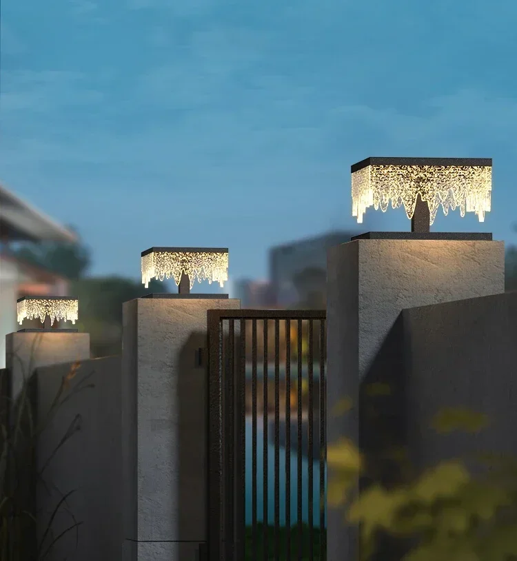 

Best Seller FirstSolar Stigma Lamp Villa Gate Pillar Lamp Outdoor