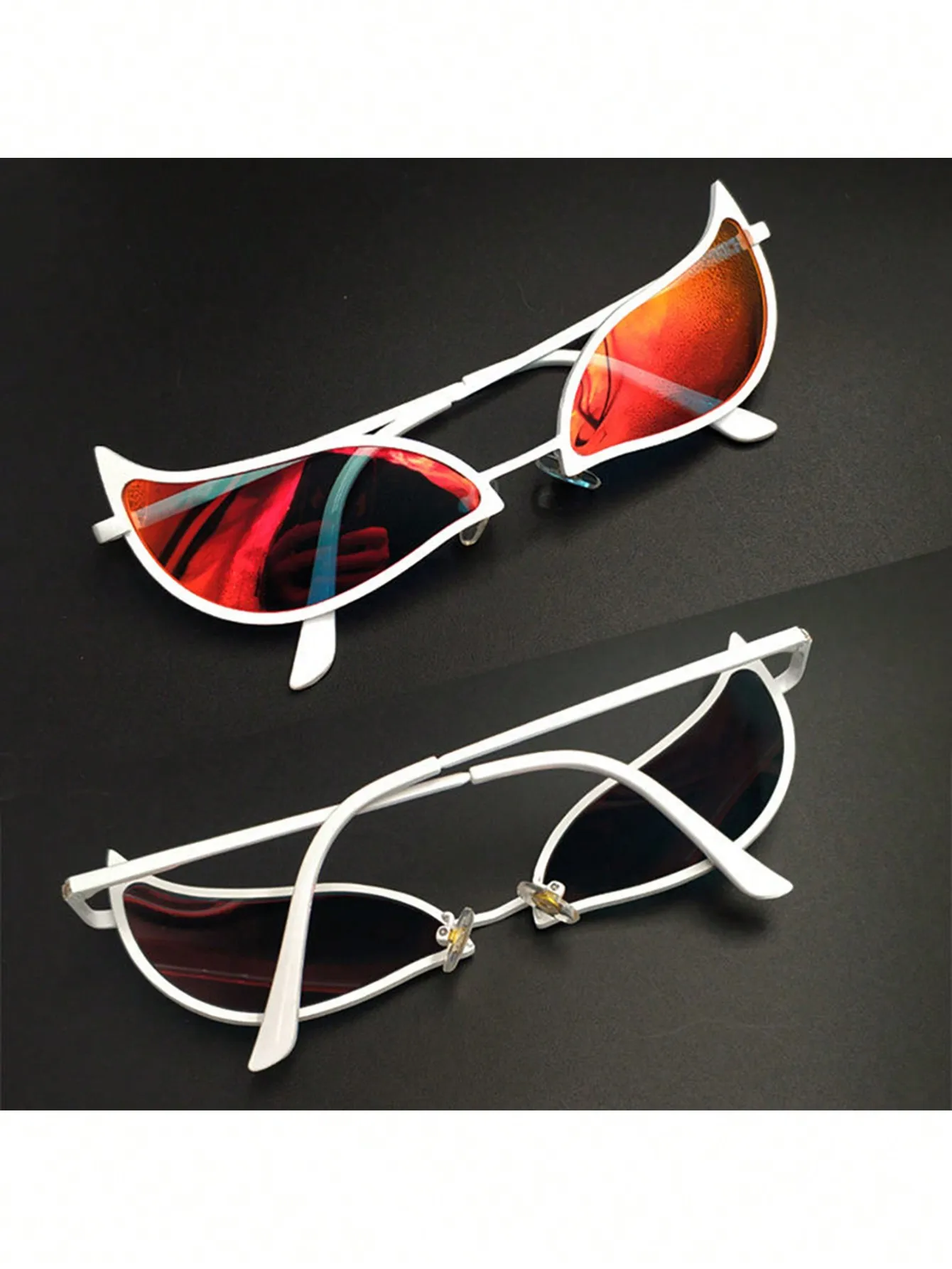 Doflamingo Glasses Donquixote Doflamingo Cat Eye Cosplay Sunglasses for Men Women Fashion Vintage Funny Sun Glasses Male Female