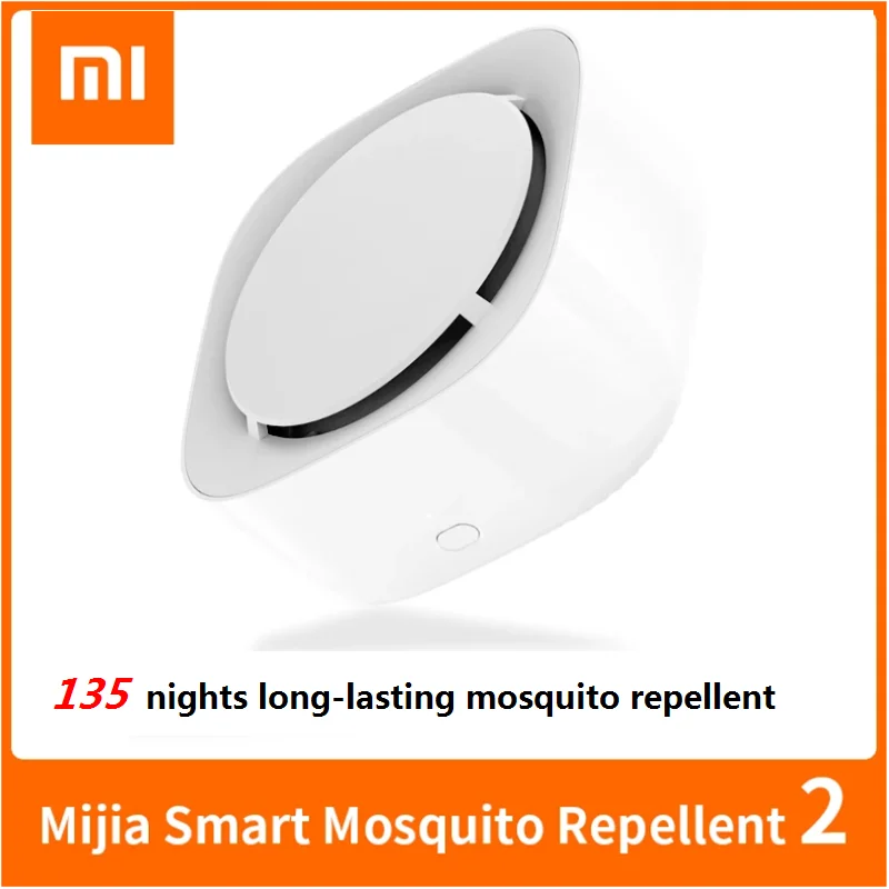 Xiaomi mijia repelente de mosquito assassino 2 inteligente timmer função versão básica dispeller elétrico inofensivo aquecimento ventilador unidade