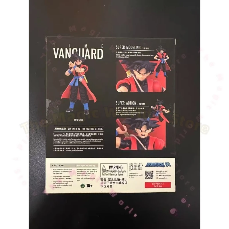Em estoque demoníaco ajuste dragon ball son goku figura de ação goku tempo e espaço vanguard figura tempo e espaço rang brinquedos personalizados