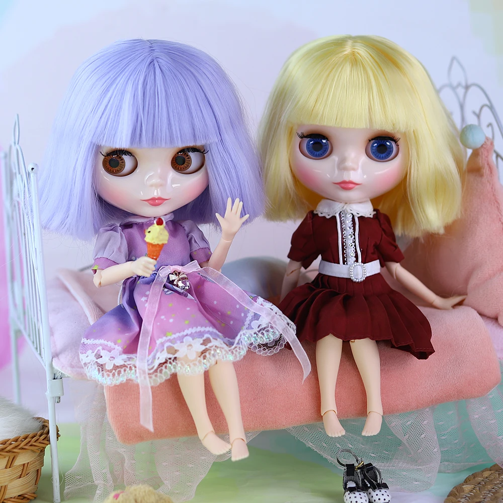 ICY DBS Blyth doll 1/6 Joint body 30cm hot color changing white skin set doll BJD toys gifts