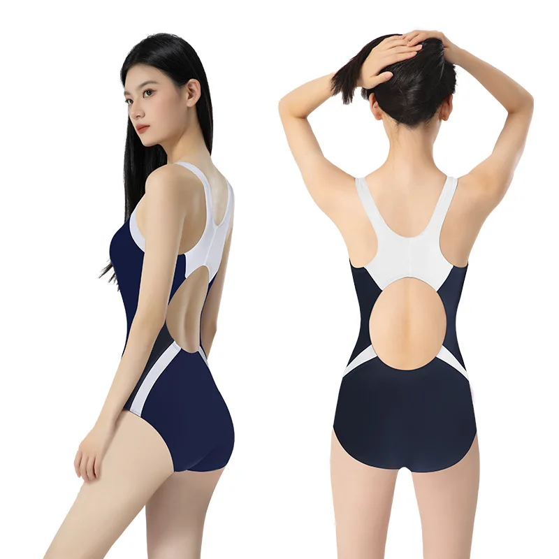 Strój kąpielowy konkursowy i jednoczęściowy dla kobiet, modelujący brzuch, do pływania na basenach, seksowne stroje typu gorset, bikini plażowe damskie.