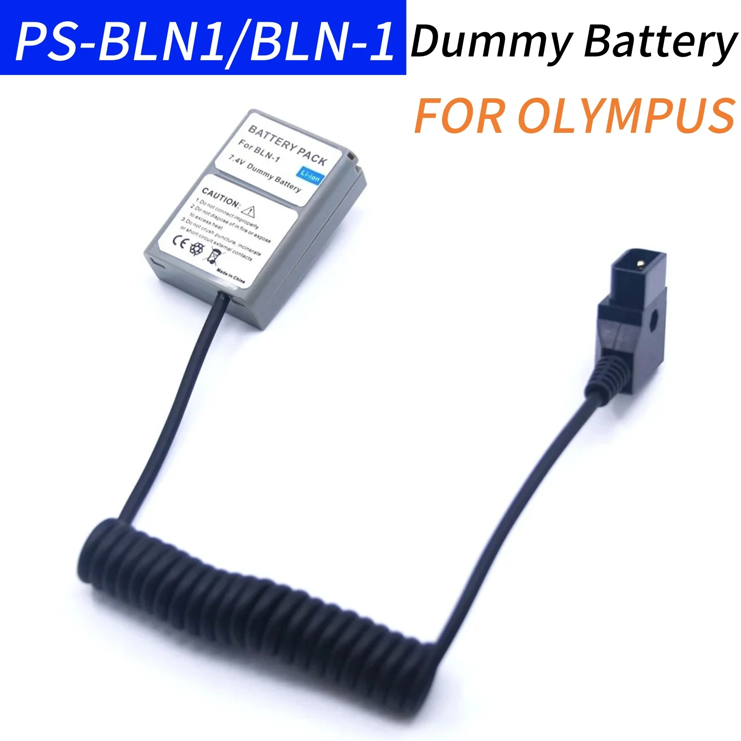 

PS-BLN1 Fake Battery D-tap Adapter Connector LN-1 DC Coupler for Olympus OM-D E-M5 II 2 E-M1 PEN F E-P5 Digital Camera