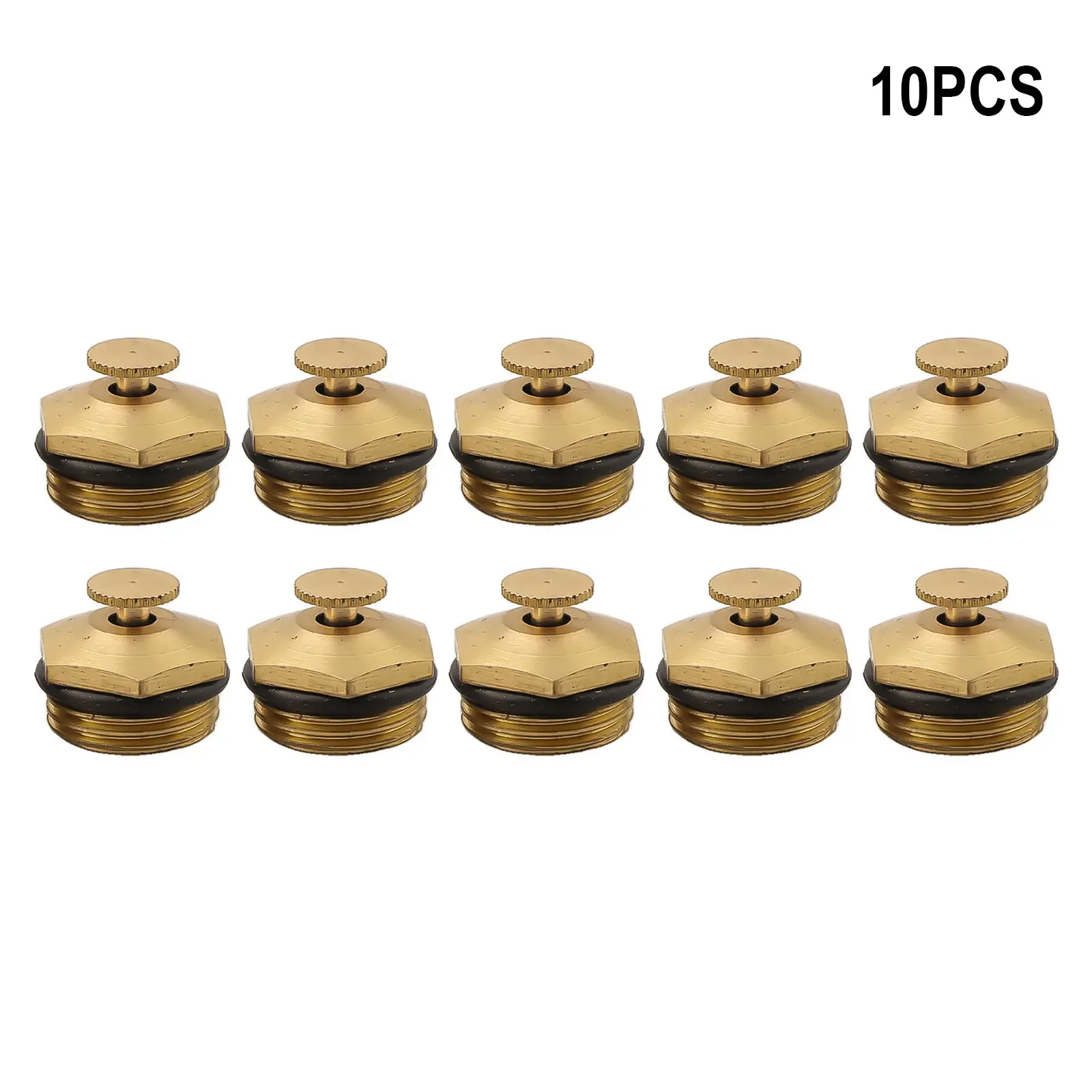 

12 Brass Mist Nozzles for Garden Irrigation Sprinkler System Efficient Water Spray Nozzle for Lawn and Agriculture
