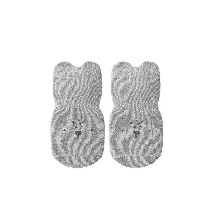 Baby Sokken Meisjes Jongens Print Dikke Badstof Kleding Pasgeboren Accessoires Kinderen Peuters Slipper Cadeau Kleding Baby Spullen