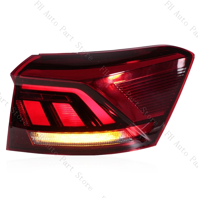 Car Rear Bumper Brake Stop Reverse Turn Signal Lamp For Volkswagen VW T-ROC TROC 2018 2019 2020 2021 Taillamp TailLight