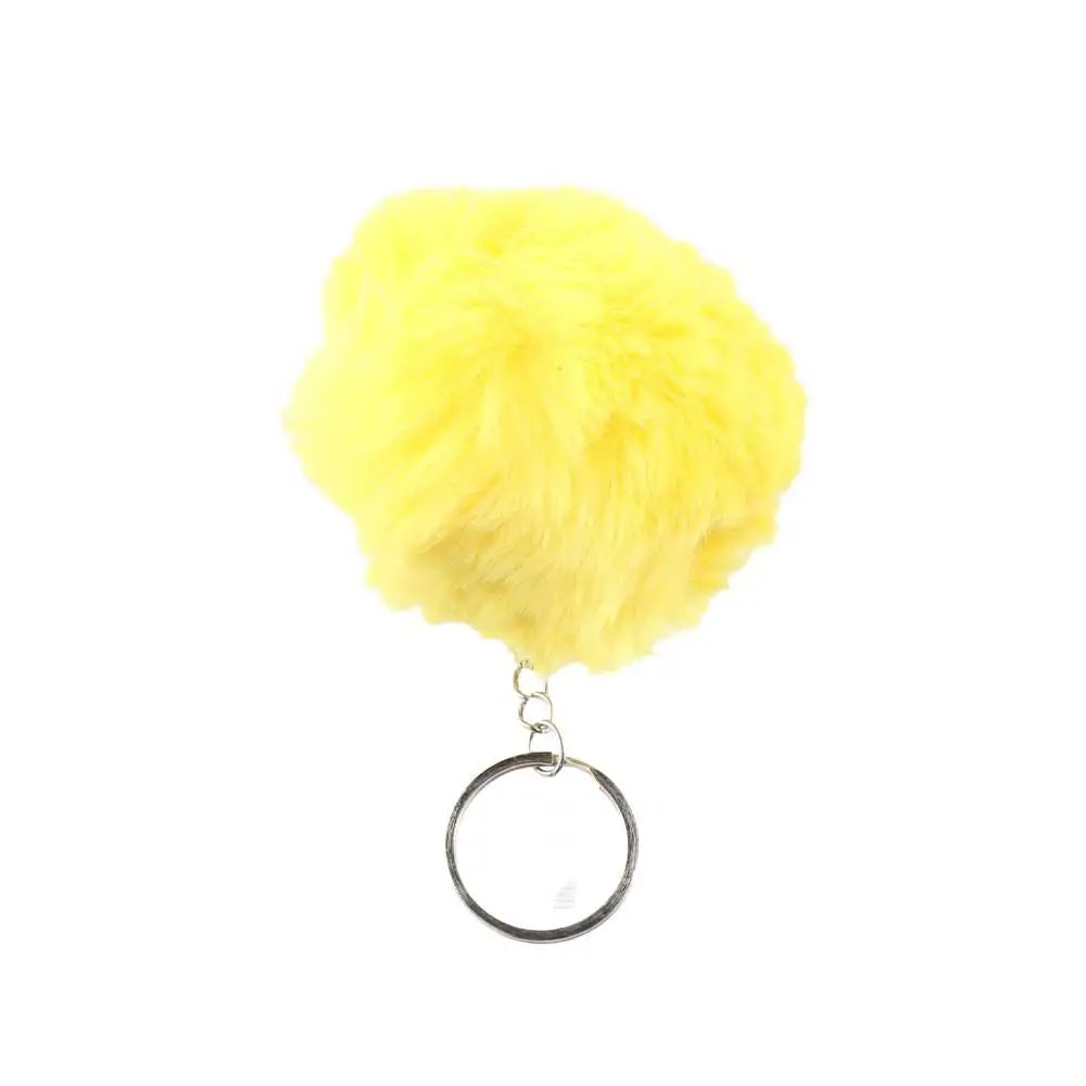 

Простой брелок-подвеска для женской сумки с помпоном, DIY, модный аксессуар, брелок для ключей