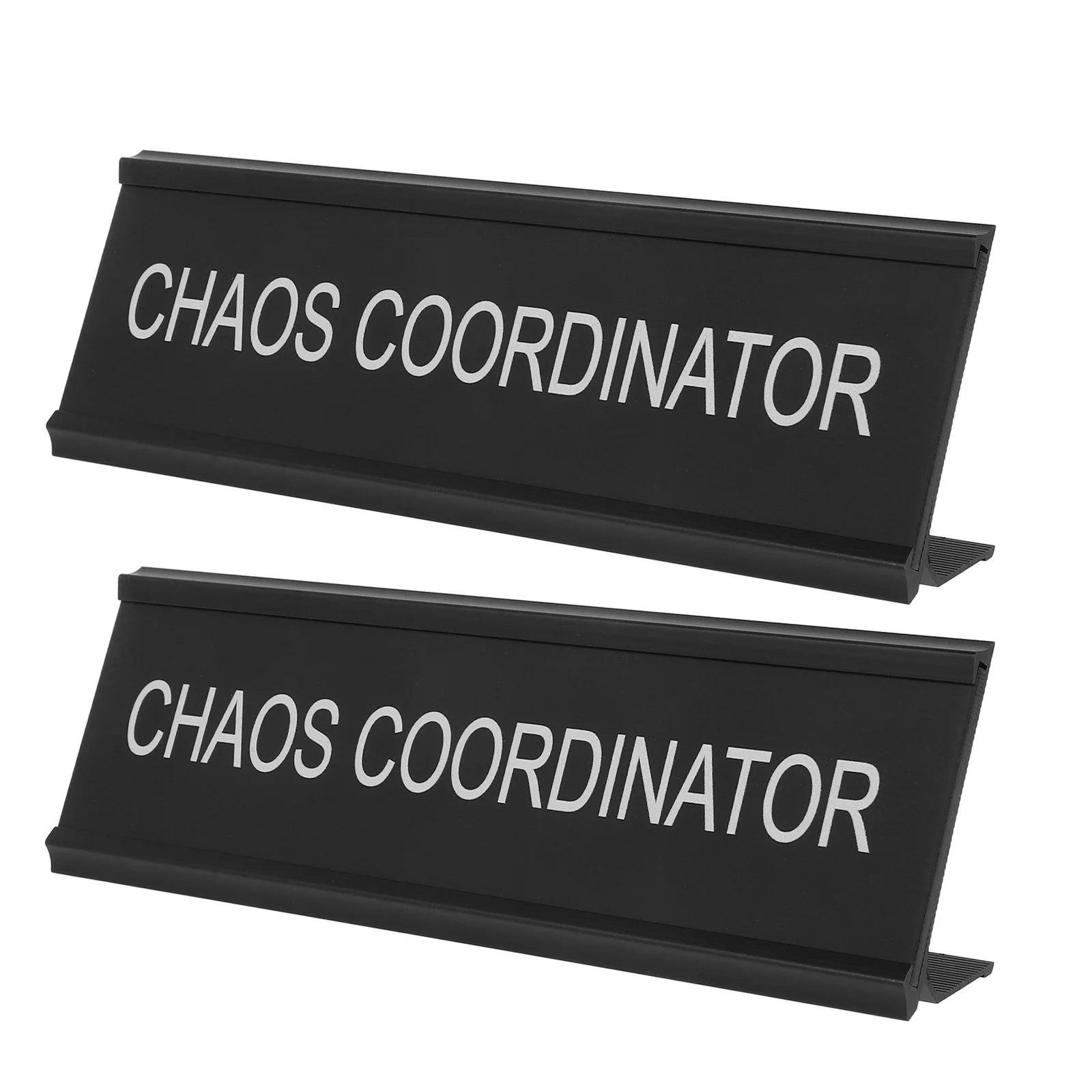 

2pcs L-Shaped Metal Name Tag Stand 6X18Cm Aluminum Desk Sign Holder For Office Conference Table Display Card Stand Reserved