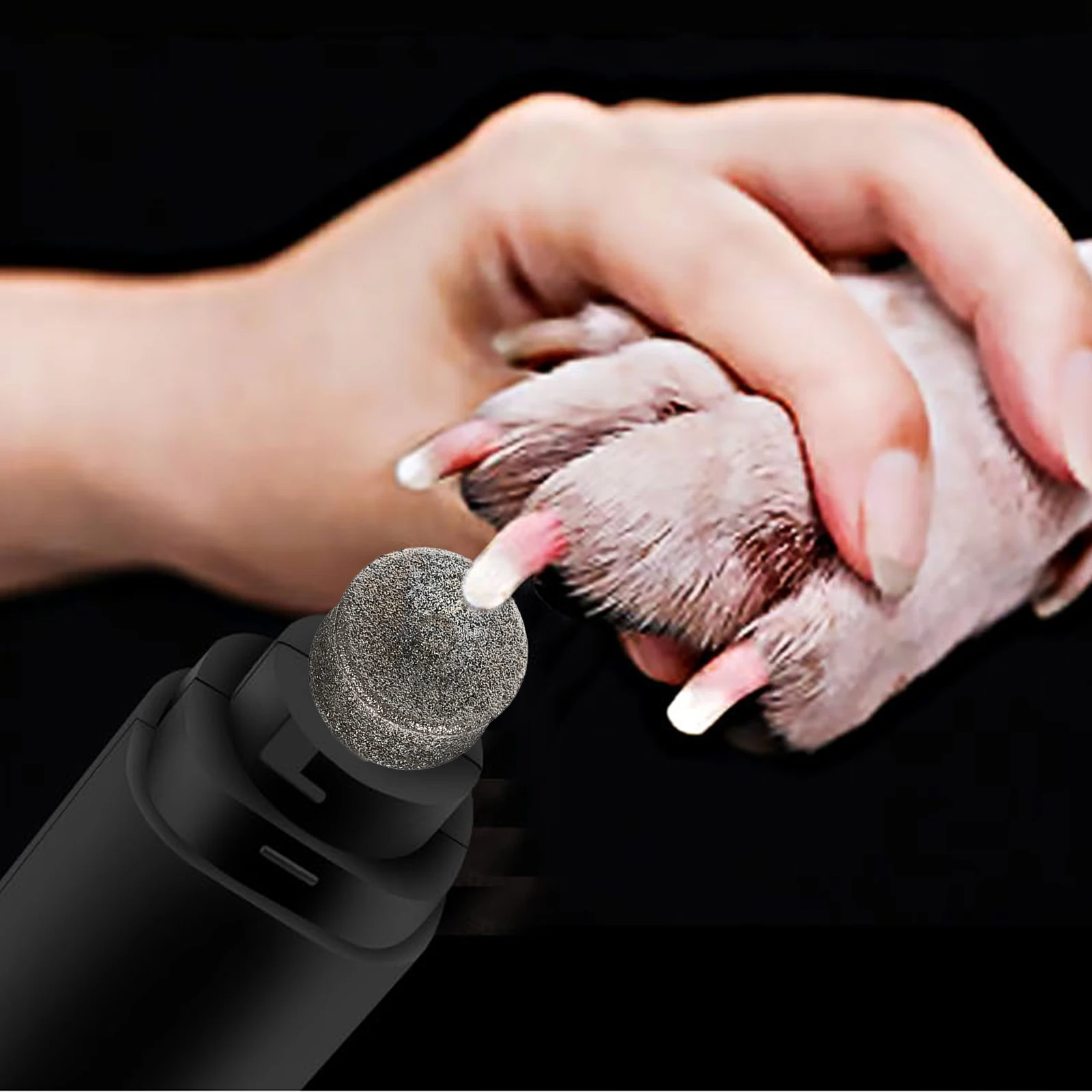 

6pcs Durable Replacement for Dog Cat Nails Polishing Heads Nail Polisher Grooming Nail Polisher Heads Tools Supplies