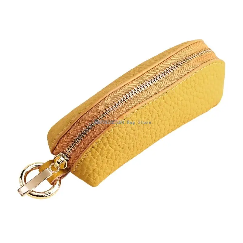 340D PU Coin Case With Zippers Closure Practical Organization Pockets Fashion Bag