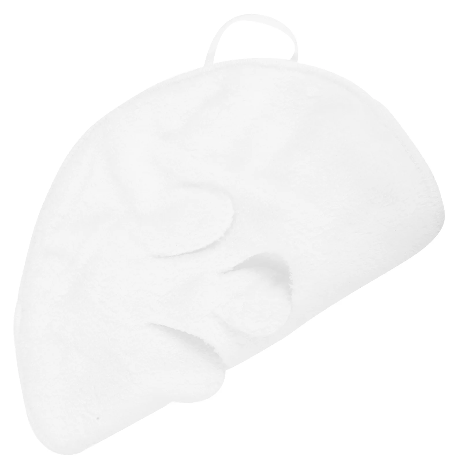 Hot Compress Facial Towel Mask Reusable Coral Fleece Full Face Coverage Steamer Towel for Spa Skin Treatment At Home