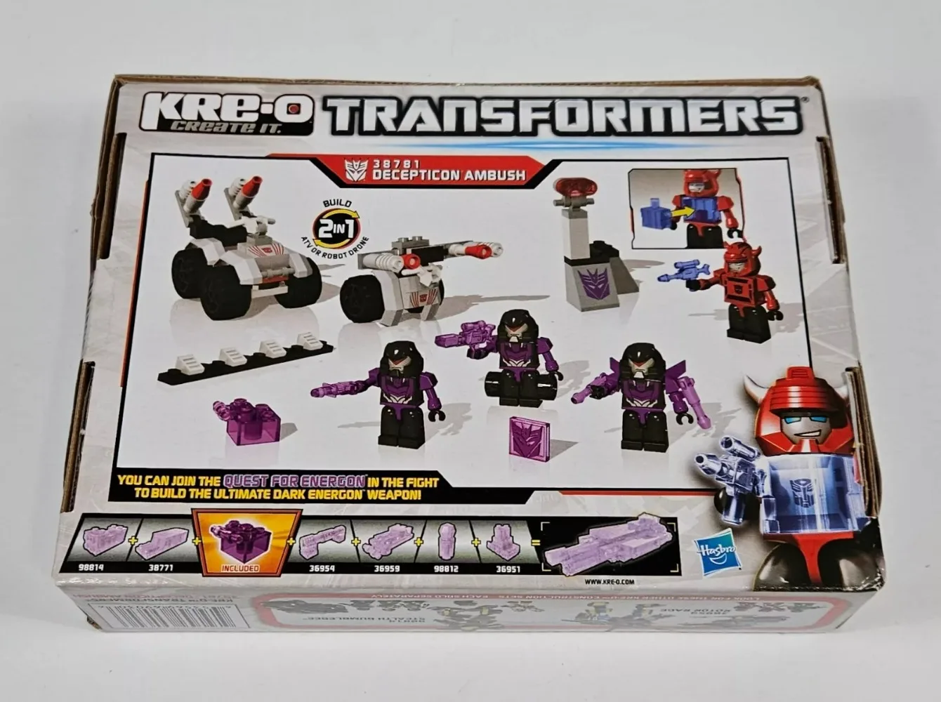 ฮาสโบร เครโอ ทรานส์ฟอร์มเมอร์ส ดีเซ็ปติคอน แอมบัช ไมโคร ฟิกเกอร์ เซ็ต คลิฟจัมเปอร์ มิสบี 2012 เอชทีเอฟ 38781 สำหรับของขวัญวันเกิดคริสต์มาส