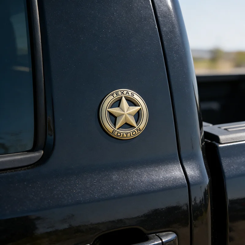 3D TEXAS EDITION Emblem für Auto Motorhaube Kotflügel Kofferraum Namensschild Aufkleber Abzeichen Aufkleber