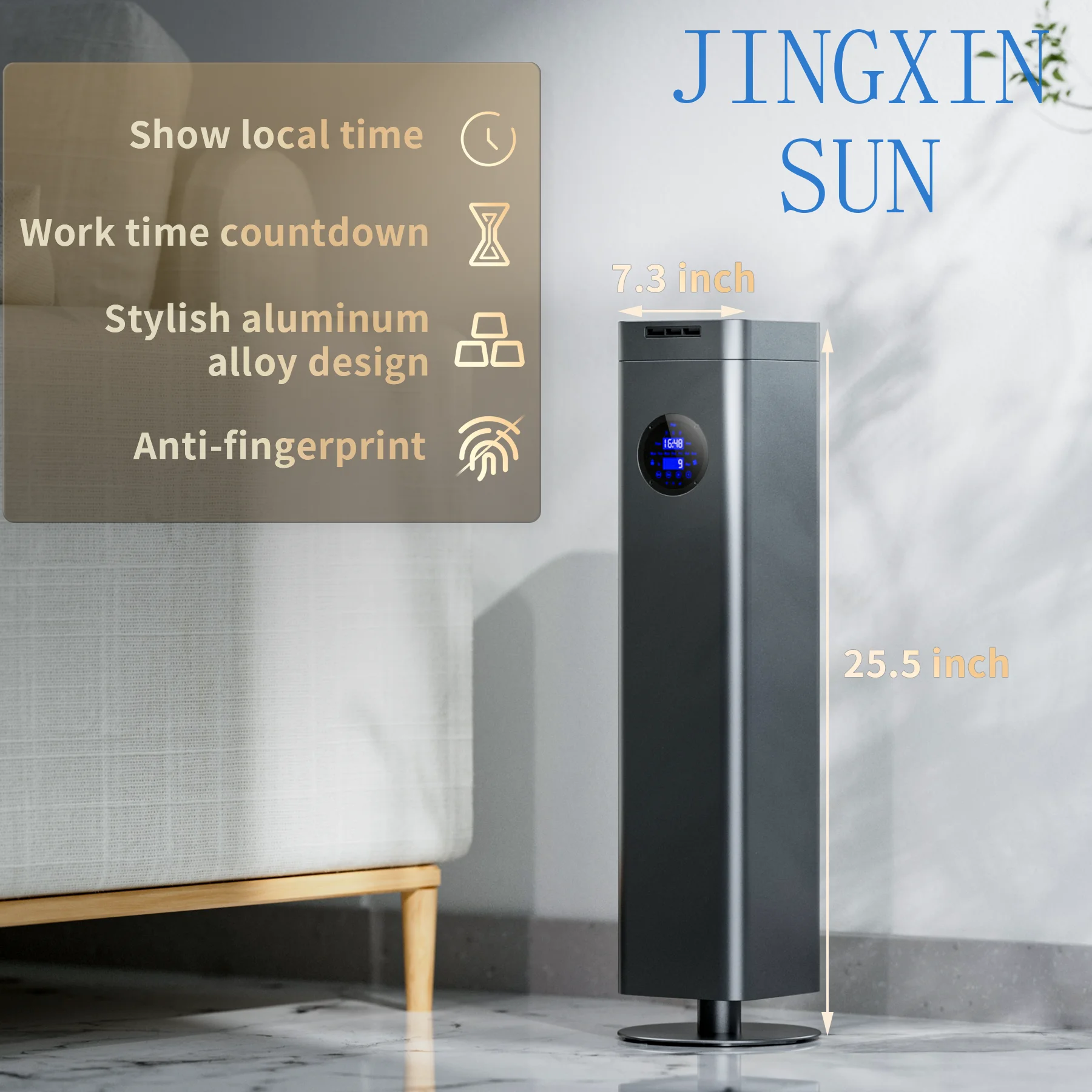 New Products 1.5L Tower Large Commercial Oil Diffuser Aluminum Humidifiers for Large Room Air Purifier