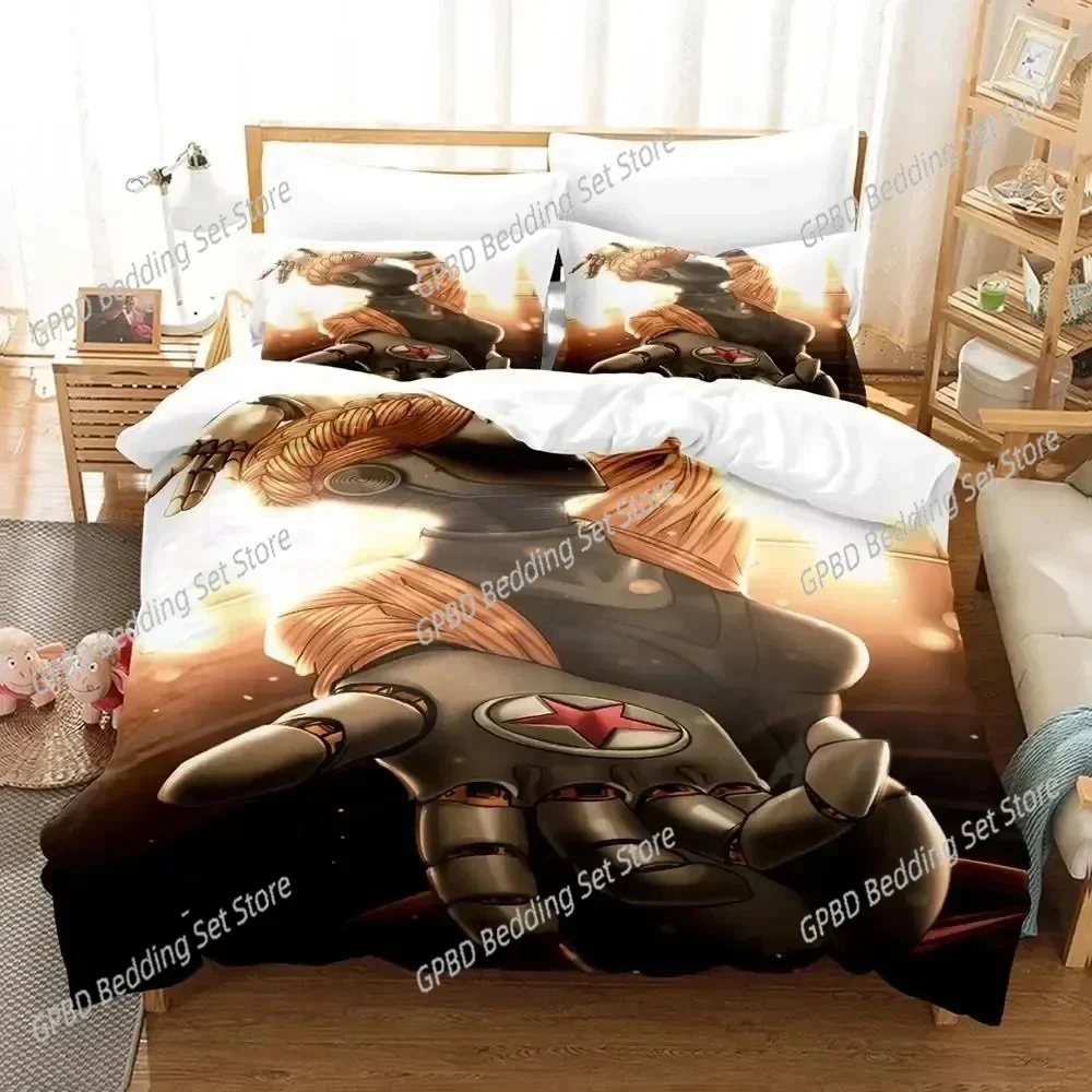 Game Atomic Heart Bedding Set 3D Printed Suitable for Bedroom Duvet Cover Set With Pillowcases Kids Home Textile