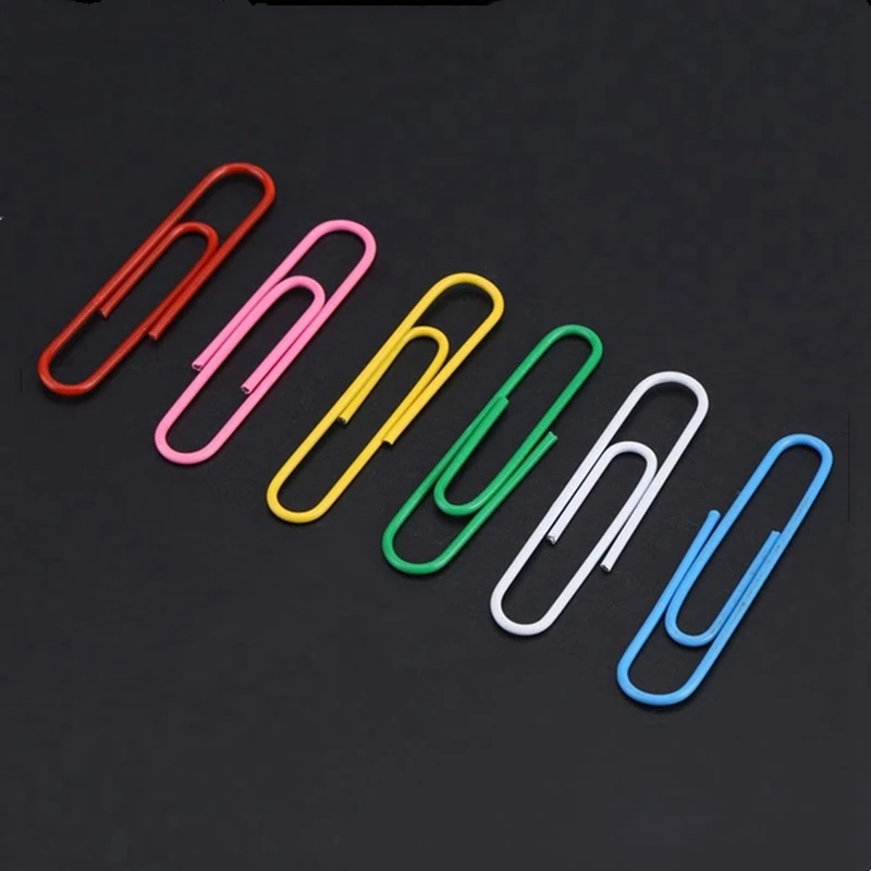 250 Pcs Paper Clips With Plastic Box Coated Large Paper Clips Paperclips Great For Office School Document Organizing