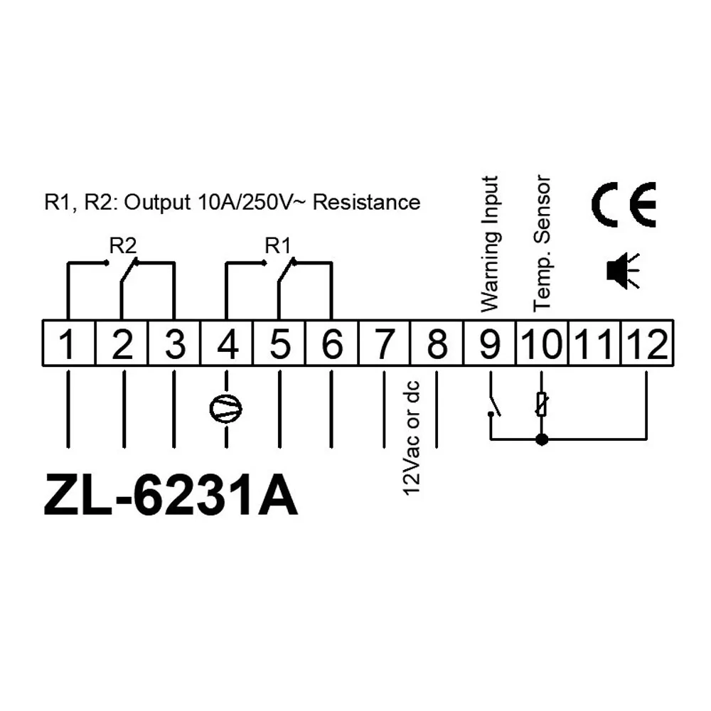 ZL-6231A 12V/110V/220V Incubator Controller Thermostat with Multifunctional Timer Intelligent Temperature Control Regulator