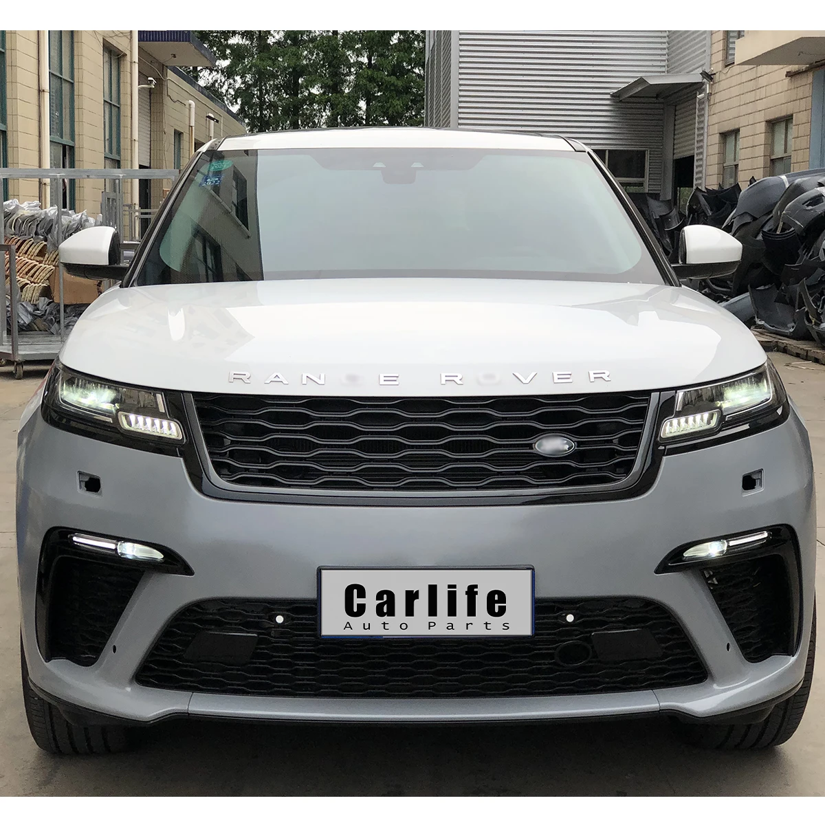 Wholesale Automotive bumpers body Kit for Land Rover velar 2017-2023 escalate to SVA.