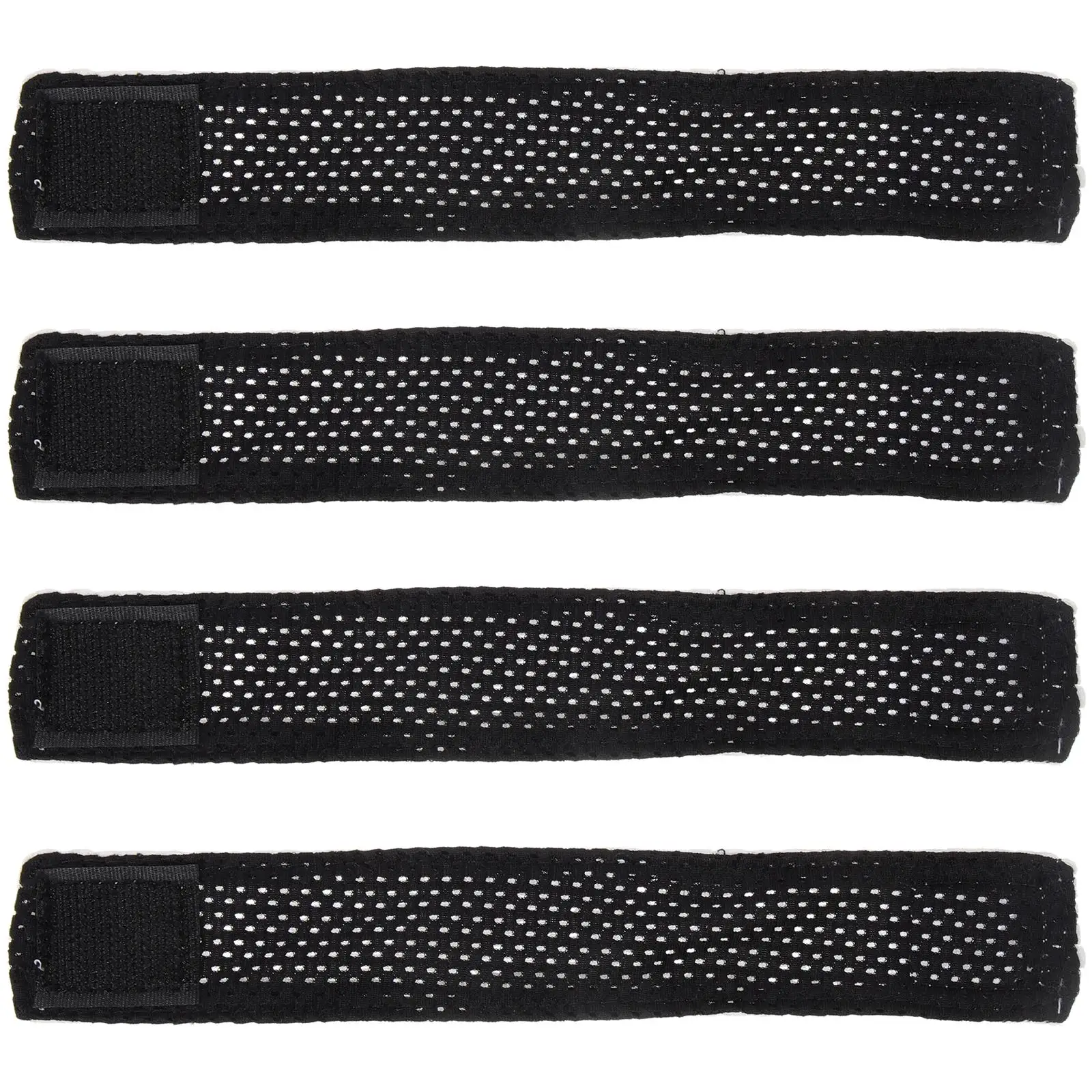 

4Pcs Sports Cuffs Adjustable Breathable Mesh Sleeve Holders Fitness Man Jersey Straps WearResistant AntiSlip Reusable Fixing