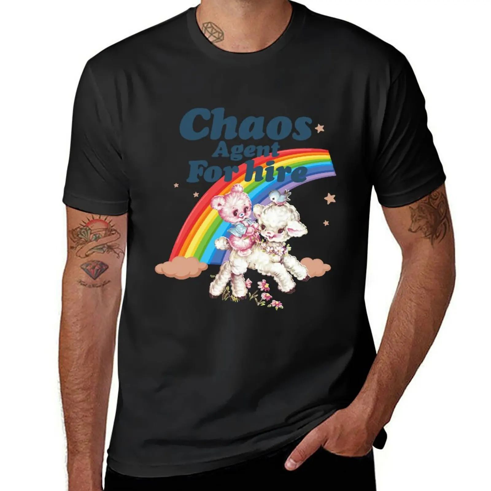 

Chaos Agent for hire Merch T-Shirt shirts graphic summer 2025 valentines clothes man clothes mens graphic t-shirts