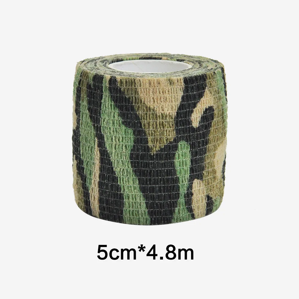 1/6/10 pcs wetlands Elastic Outdoor Hunting Camouflage Stealth Tape Waterproof Wrap Durable Self Adhesive Elastic Bandage