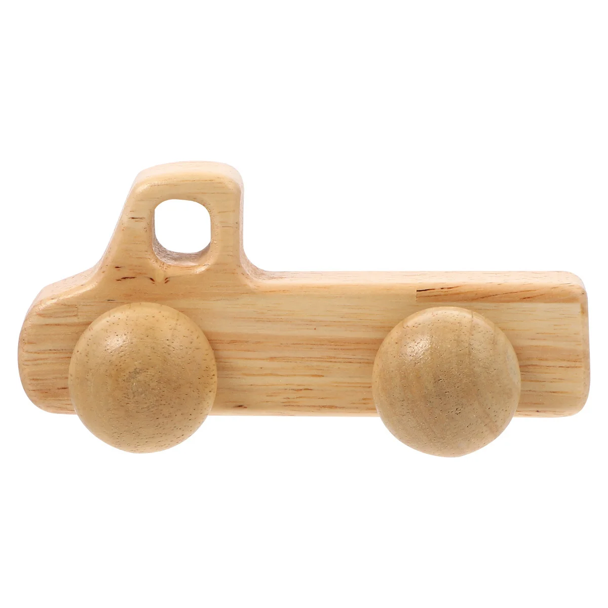 Baby Teething Wooden Car Educational Infant Grasping Chewing Teether Sensory Motor Skill Training Gift for Toddlers Nursing