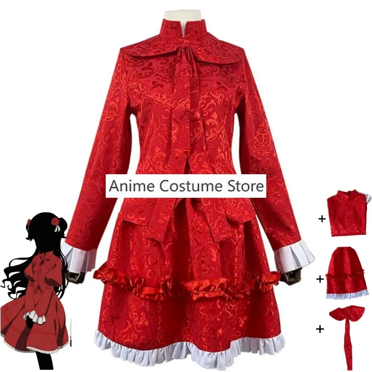 

Anime SHADOWS HOUSE Kate Shadow Cosplay Costume Lovely Kawaii Lolita Short Red Dress Dailydress Hallowen Carnival Party Suit