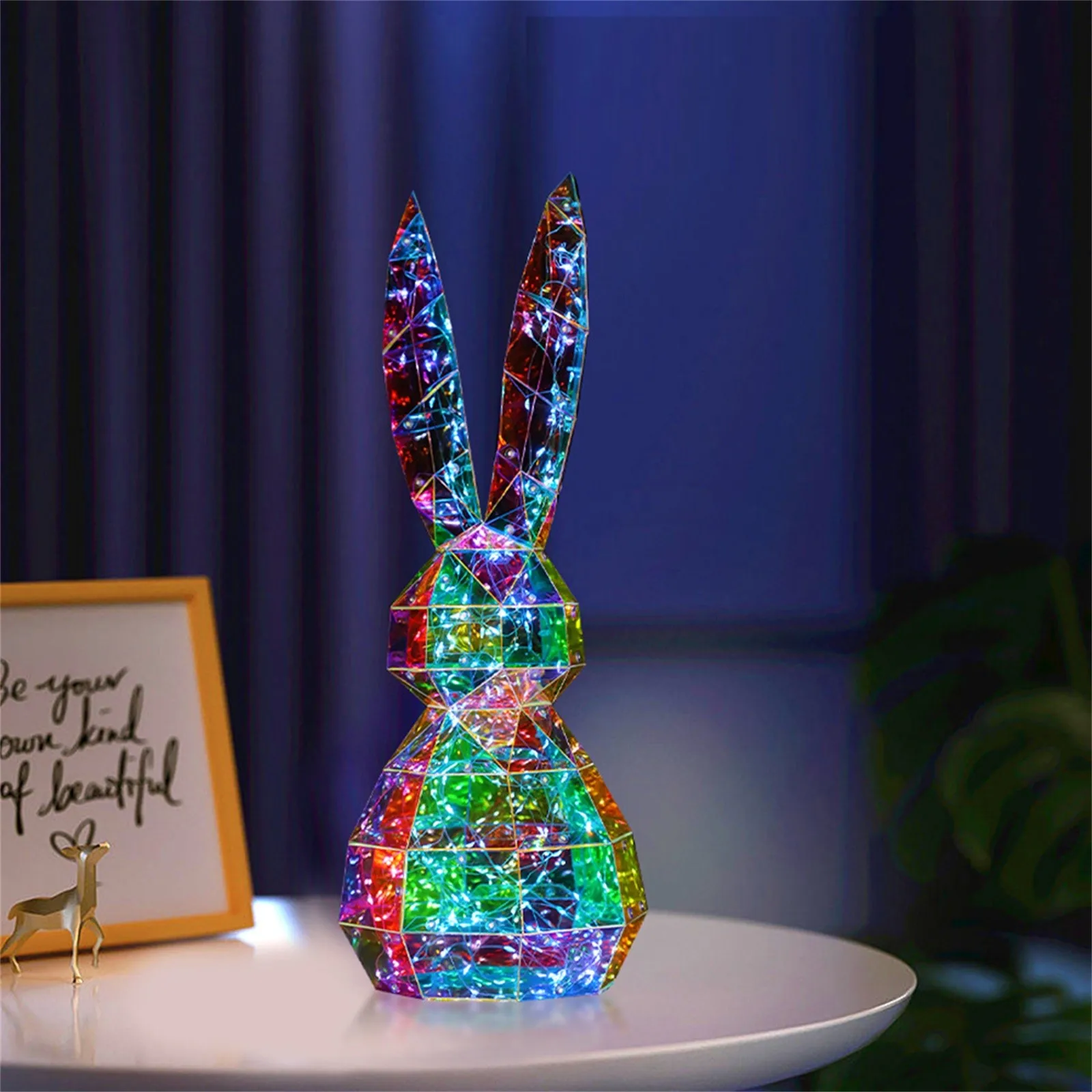 Colorful Luminous Crystal Effect Decorative Lights Expressing Love Giving Gifts Festive Atmosphere Lights Home Decoration