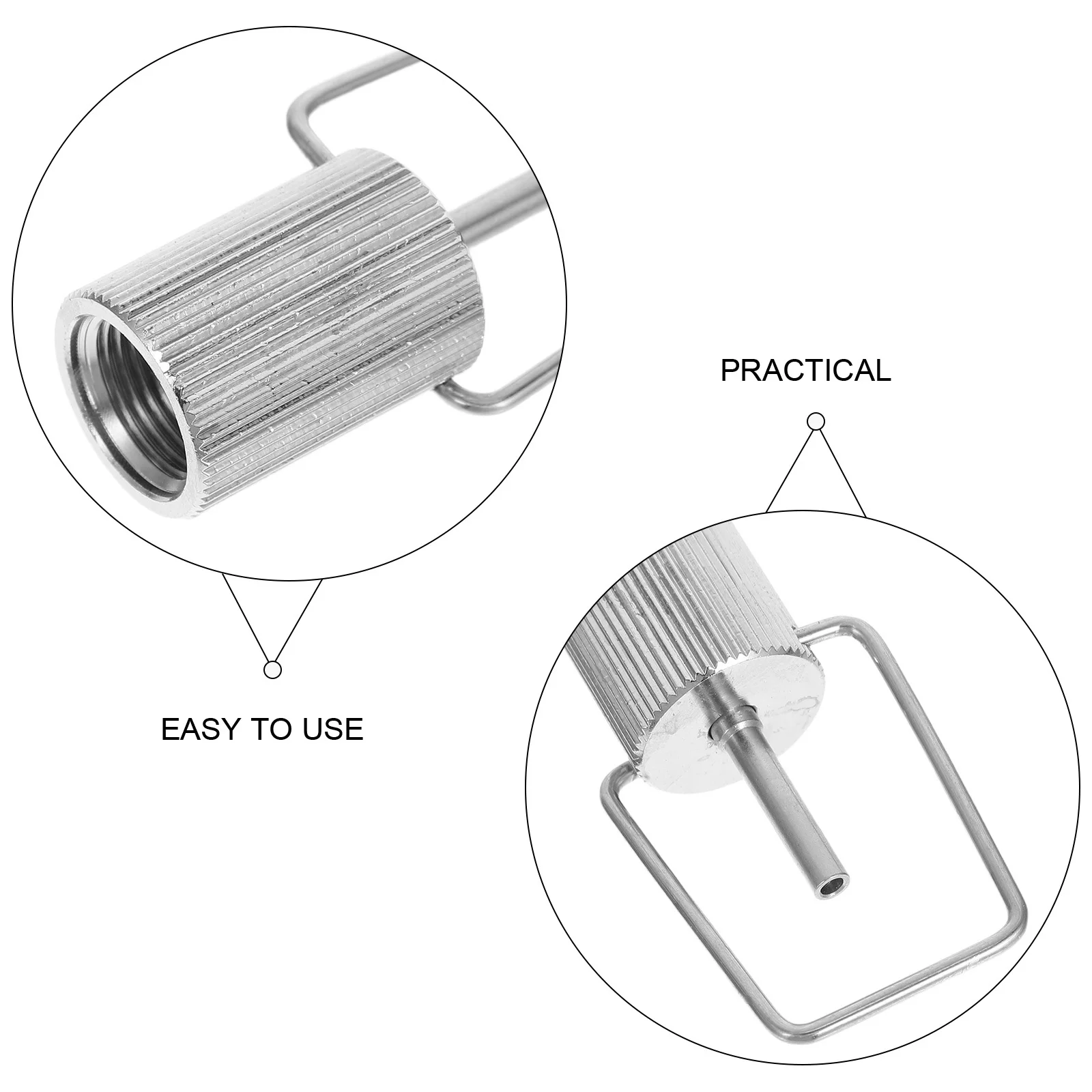 Adaptateur de cartouche de gaz, outil de recharge de précision pour torche plus légère, Transmission de gaz Stable, fourniture de Camping compacte et Portable