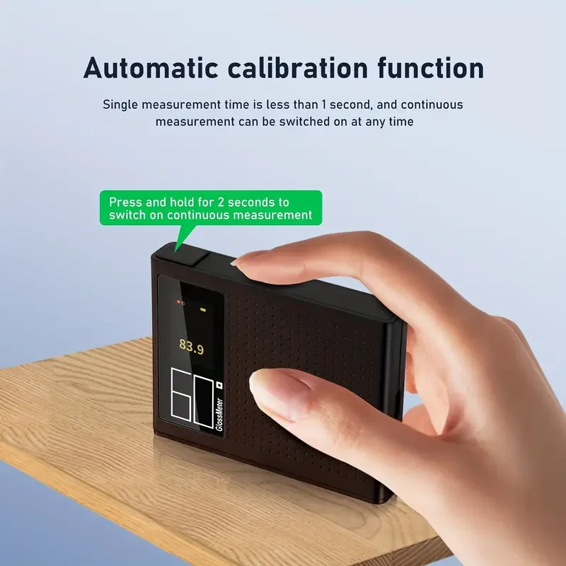 CHNSpec Gloss Meter DG60B Measurement of Paint, Ink, Leather Gloss Meter Stone Brightness Tester