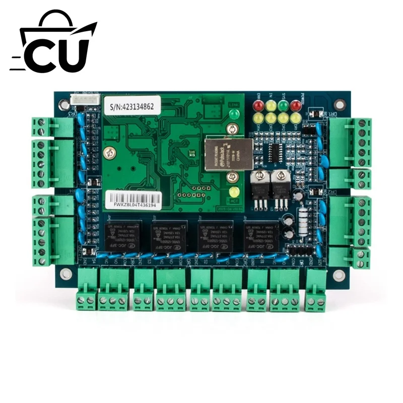 ACB-004 TCP/IP  Attendance Access Panel Control Board For 4 Doors Easy Install Easy To Use