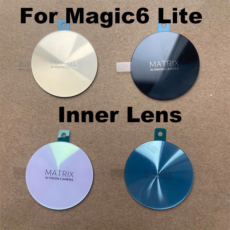 1PCS For Huawei Honor Magic6 Lite 5G Back Camera Lens Rear Glass With Adhesive Sticker Replacement Inner Outer Magic 6 Lite