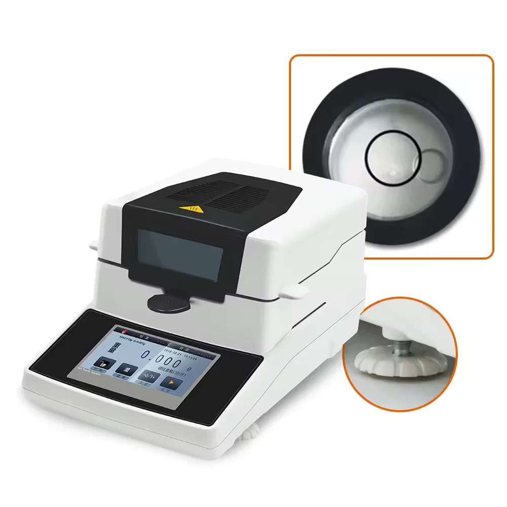

MW-T 5 Inch Touch Screen Fast Halogen Lamp Moisture Analyzer Grain Halogen Grain Moisture Tester Analyzer