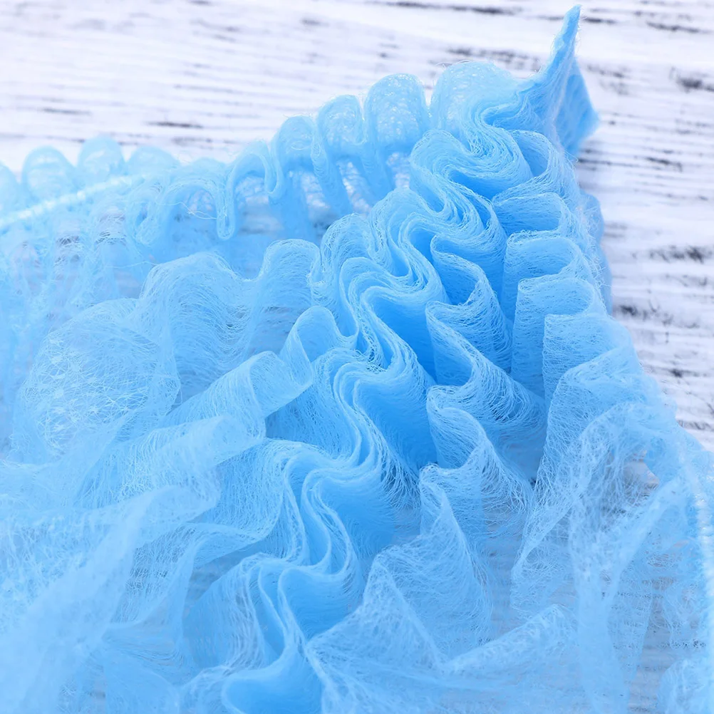 

200Pcs Dustproof Disposable Nonwoven Caps Breathable Lightweight Salon Working Hats for Food Service Lab Disposable Cap