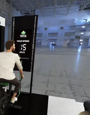 Dynamic Cycling Race Game, Screen Interactive Games Event Games Carnival Games Event Props