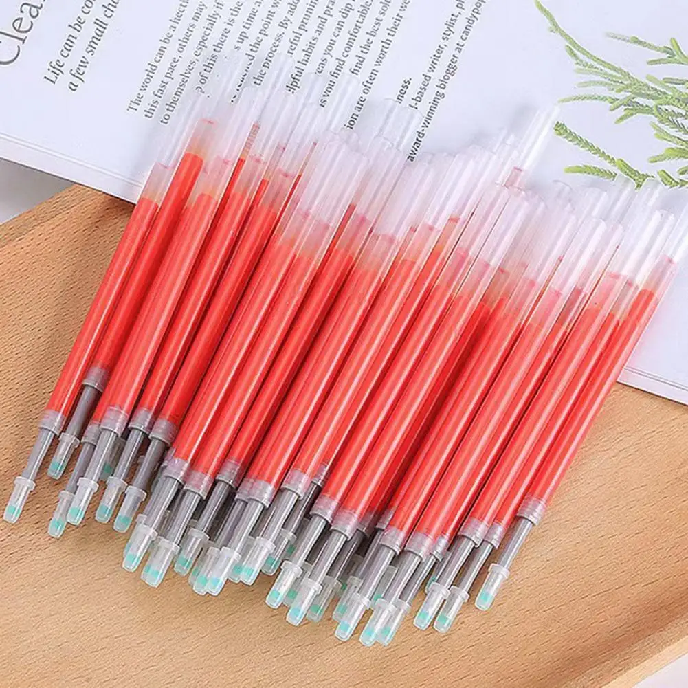 Ink Refills 0.5mm Nib Quick Installation Student Stationery Pen Replacement Refills Easy Removal Pen Refills Office Supply