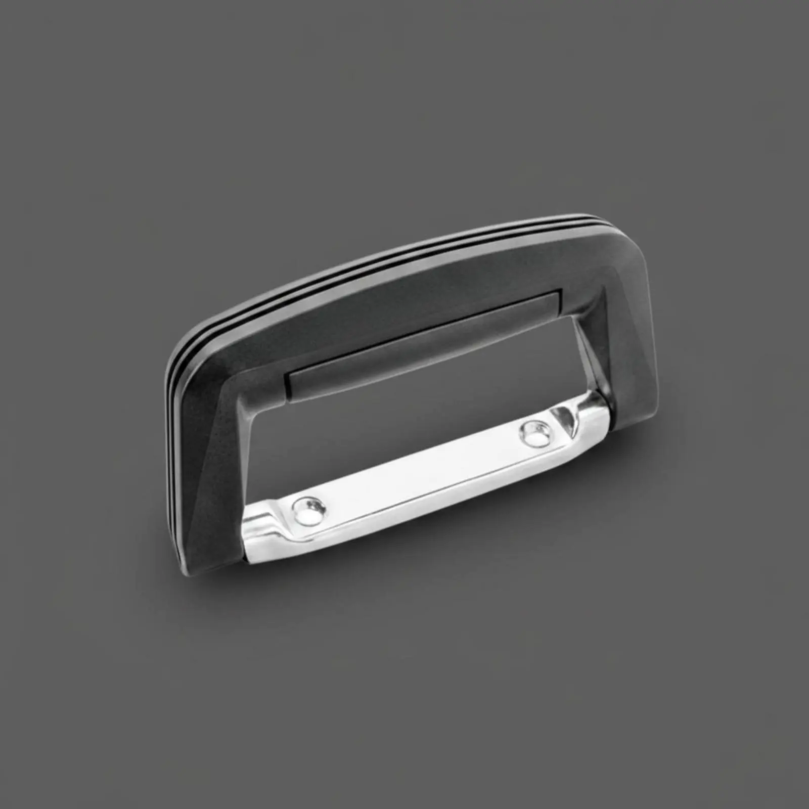 Plastic Pull Handle Sturdy Duty Luggage Case Grip Hardware Fitting Silver-Plated Plated Base for Garage