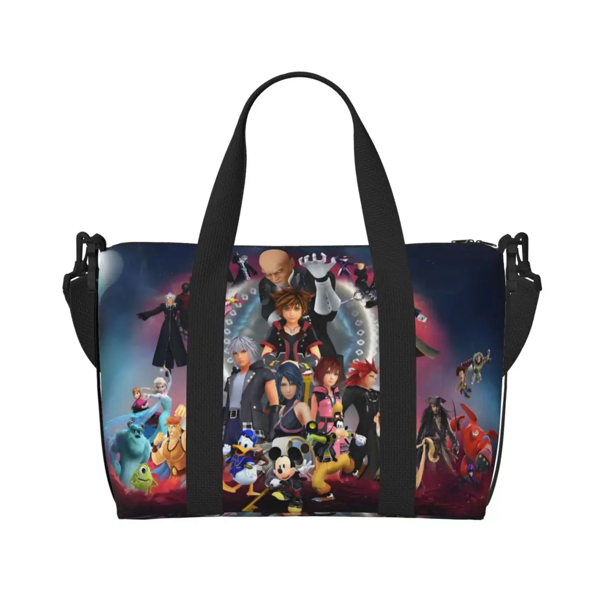 

Kingdom Hearts Game Tote Bag Large Capacity Cartoon Ultima Darkness Overhaul Nexus Mods Anime Beach Gym Shoulder Travel Bag