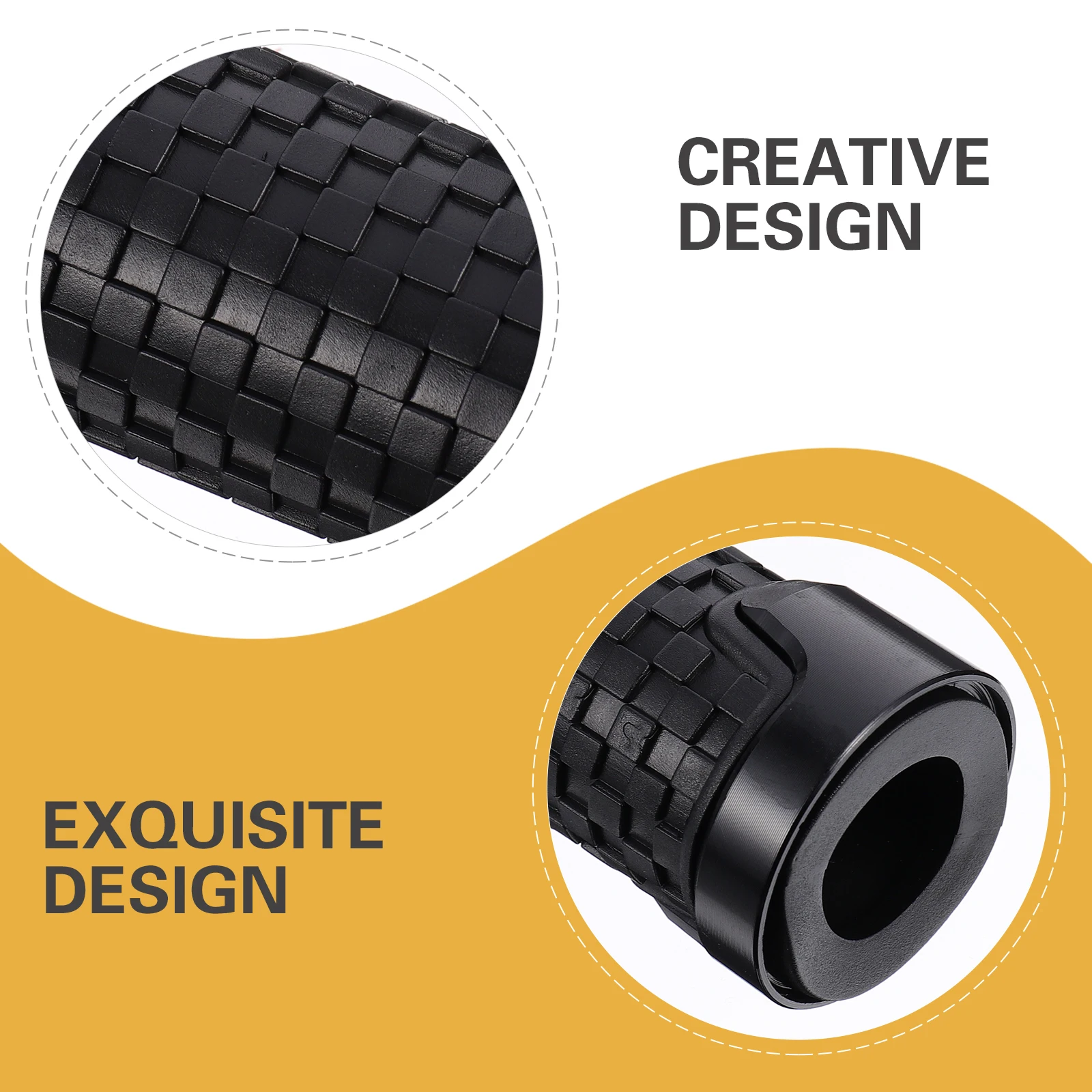 

Motorcycle Handlebar Grips Rubber Cover Black Universal Hand Grip Bike Bar End Anti Skid Durable Motorcycle Accessories
