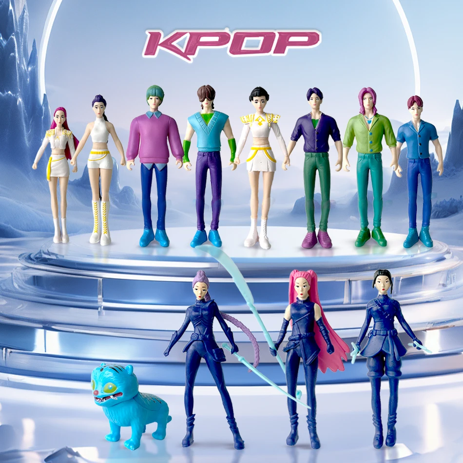 アニメ Kpop デーモンハント ブラインドボックスシリーズ フィギュア タイガー置物 おもちゃ デスク装飾 置物 ハロウィン/クリスマス 子供ギフト