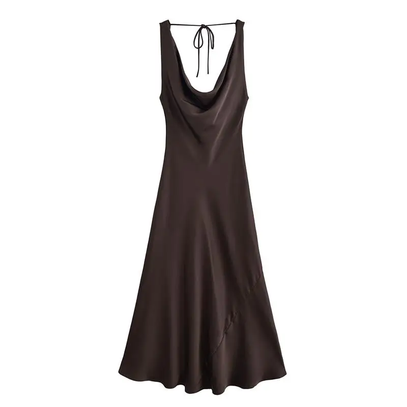 Vestidos de verão feminino 2025 novo chique fino elegante camisola feminina vestido longo feminino rua férias moda jovem vestido