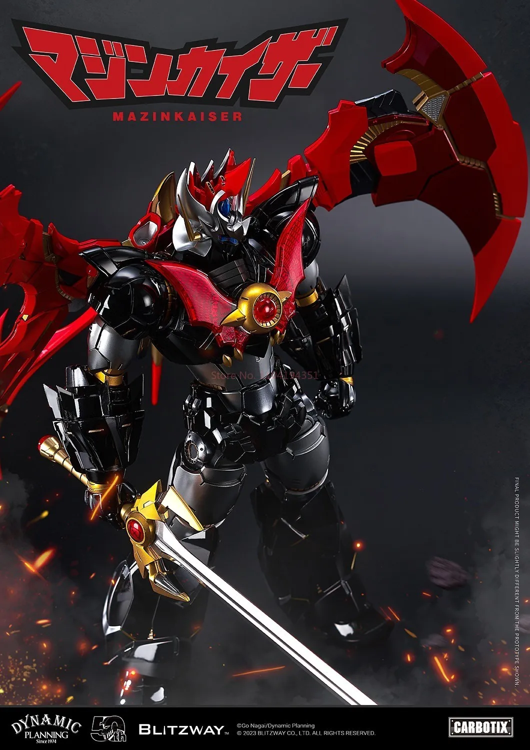 Em estoque original BLITZWAY BW-CA-10901 Mazinkaiser terminado móvel mecha figura de ação modelo brinquedo presente coleção ornamentos