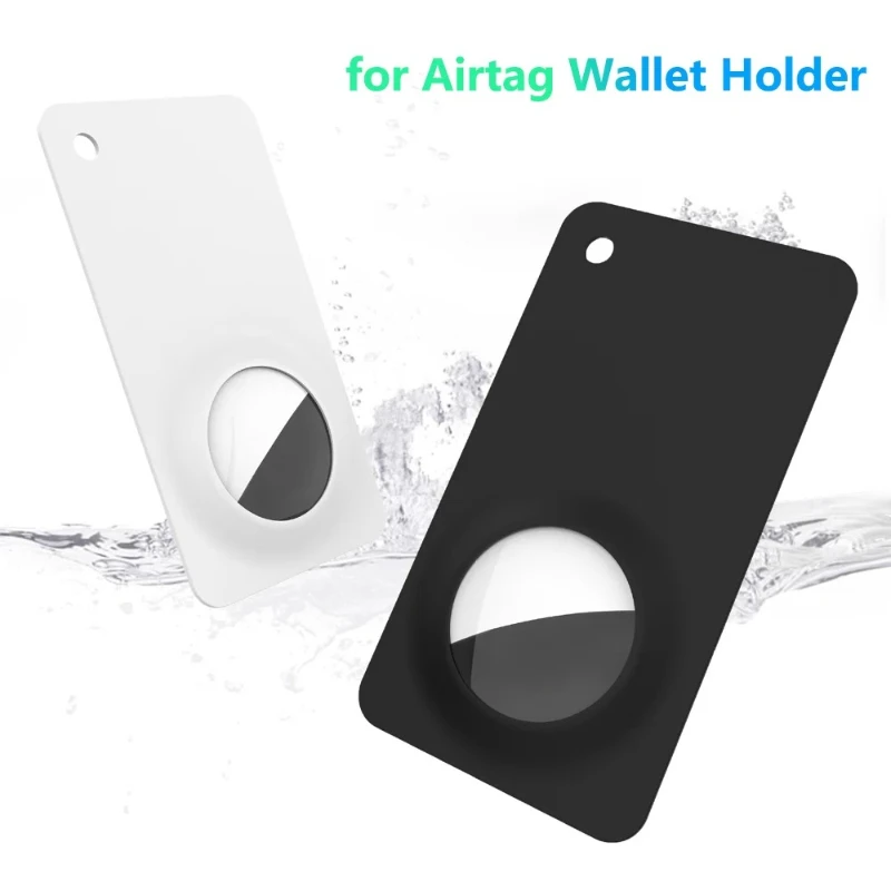 AirTag Wallet Holder,Lightweight GPS Tracker Protective Cover Compatible with AirTag for Wallets,Purses, Handbags & Clutch Bags
