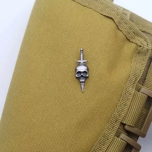 Punk Style Head Head Gothic Back Backback Backback Bands Rock Ghost Head Clothing Pin Herren Mode Halloween Trend Hauptverkaufsschädel Emblem Metal - №2