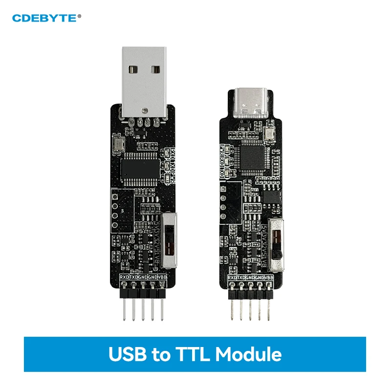 CH340G USB to TTL Module CDEBYTE E810-T Industrial Grade USB Type C Multi-Voltage 1.8V/2.5V/3.3V/5V Isolated PL232 Serial Port