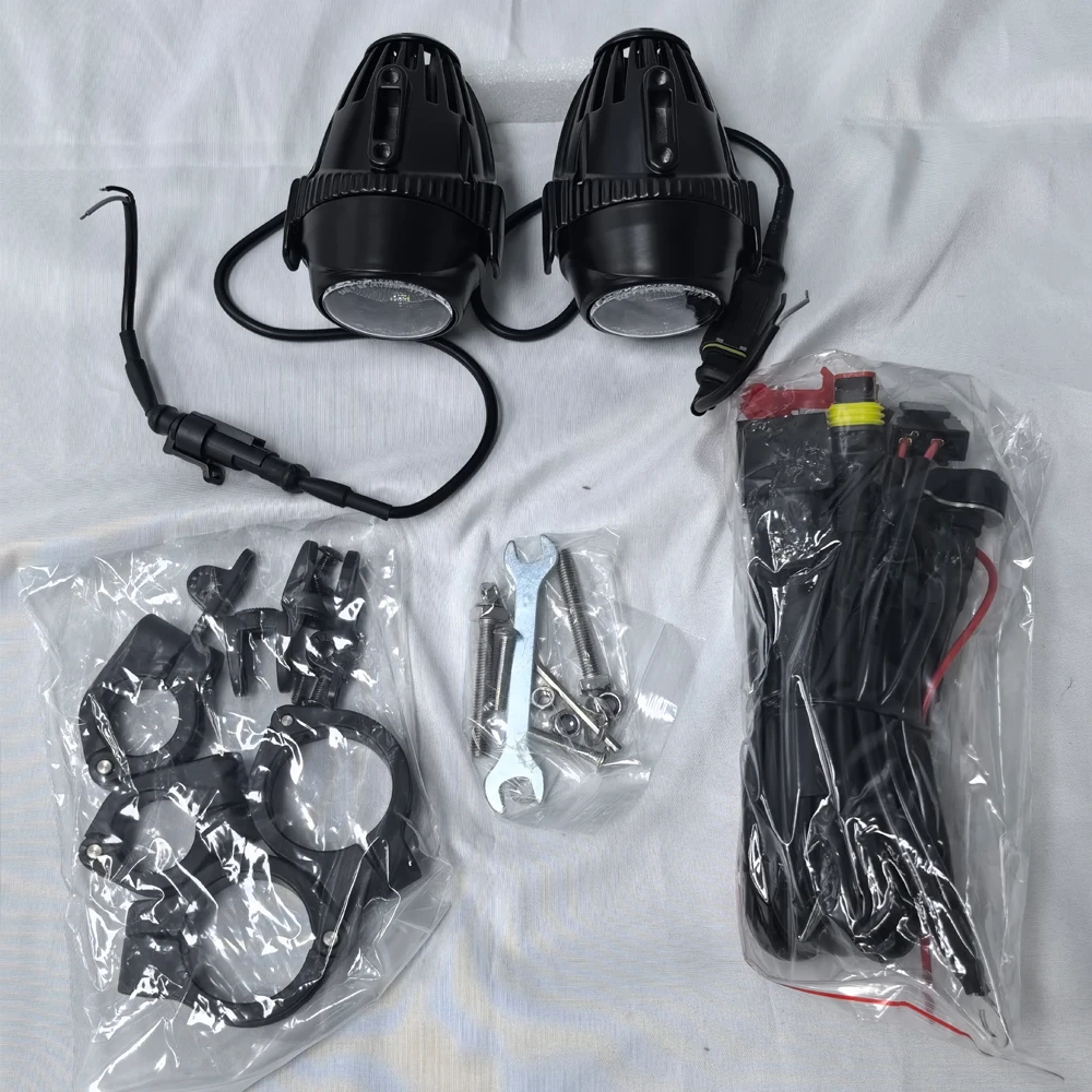 For Yamaha Super Tenere 700 1200 MT-07 FJ-09 MT-09 Tracer 900 9 7 GT LED Fog Auxiliary Lights Motorcycle Driving Lamp E24 - view 2