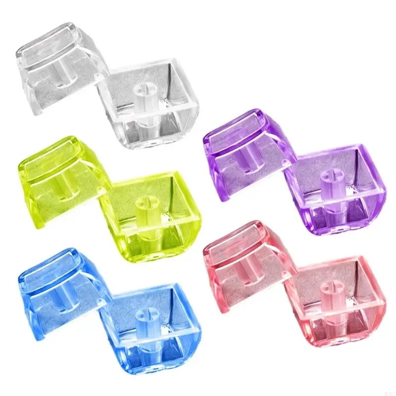 10PCS High Transparent Keycaps XDA Height Blank Keycap For Mechanical Keyboard W8EC