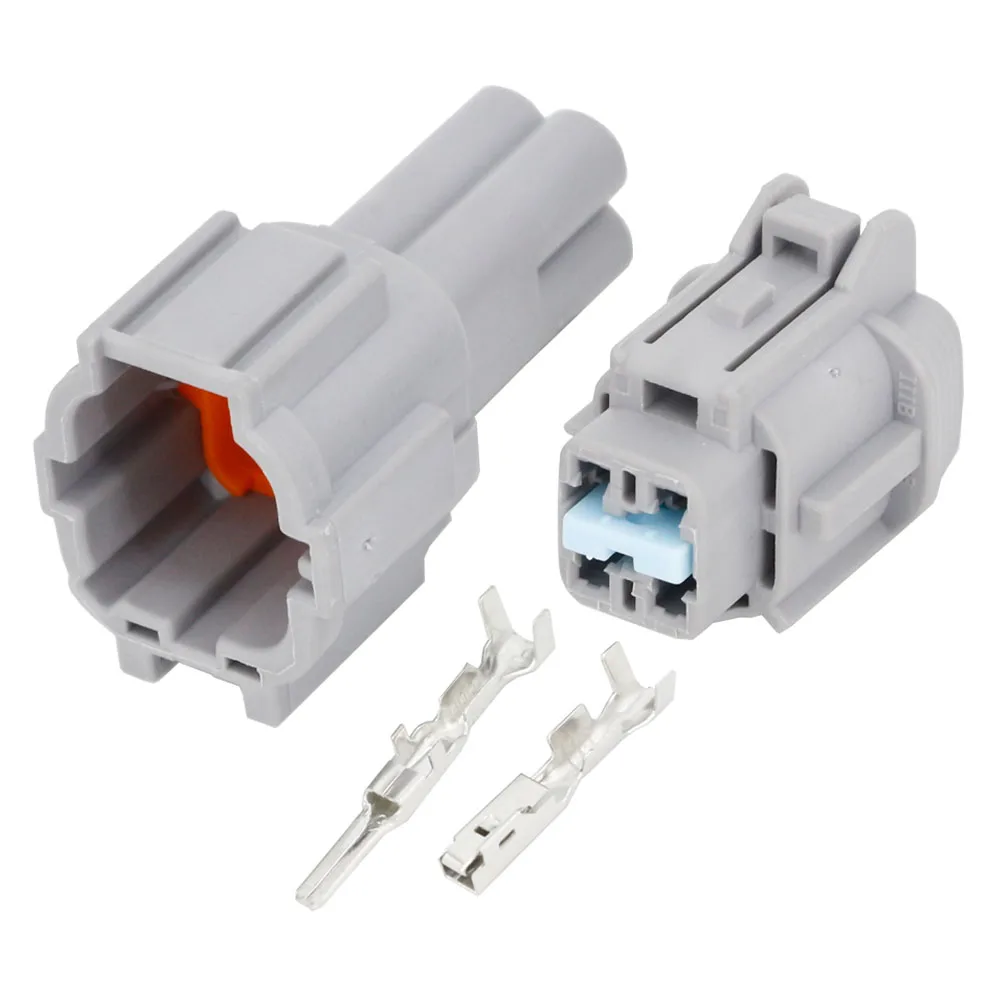 5 Sets 4 pin   Waterproof vehicle connector Oxygen sensor plug connector with terminal DJ7049-2.2-11/21 4P